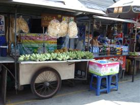 Thai food at the Amphawa floating markets Thai food at the Amphawa floating markets