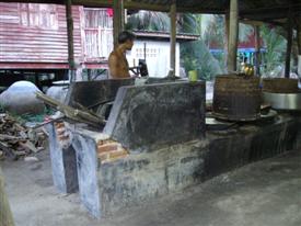 Sugar factory at Amphawa Sugar factory at Amphawa