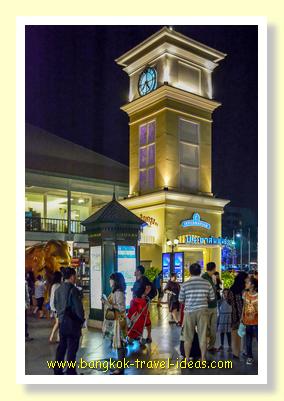 Clock tower at Asiatique the Riverfront Bangkok Clock tower at Asiatique the Riverfront Bangkok