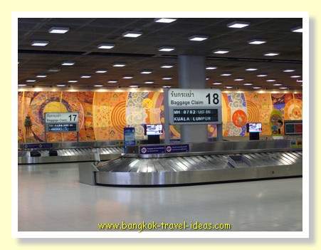 Baggage carousel Bangkok Suvarnabhumi Airport