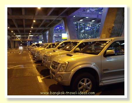 AOT Limousine car transfer from Suvarnabhumi Airport to Bangkok hotels Airport transfer to Bangkok via AOT Limousine car