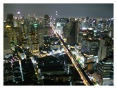 Bangkok city at night