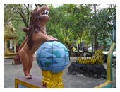 Thailand Buddhist temple statue