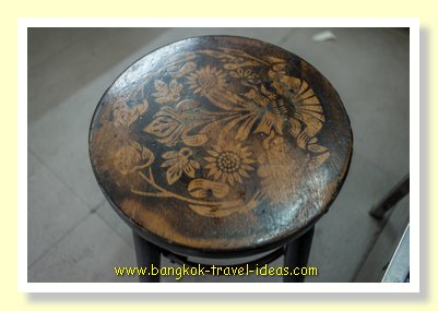Thai noodle shop seat in Pratunam Thai noodle shop seat in Pratunam