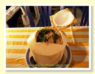 Coconut and crab Coconut and crab