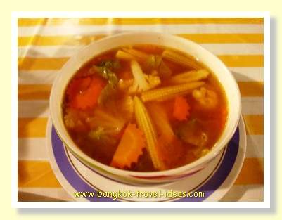 Spicey soup with vegetables and tamarind Spicey soup with vegetables and tamarind