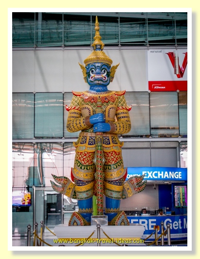 Check-in area of Bangkok Suvarnabhumi Airport