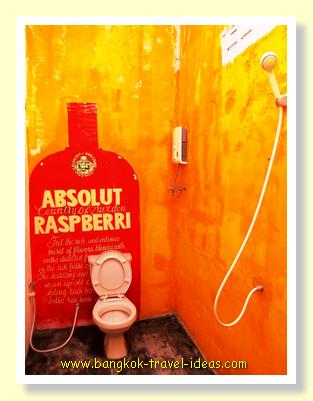 Colourful artwork at Gu's Bay Resort Koh Chang