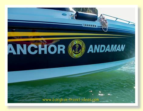 Speedboat to James Bond Island