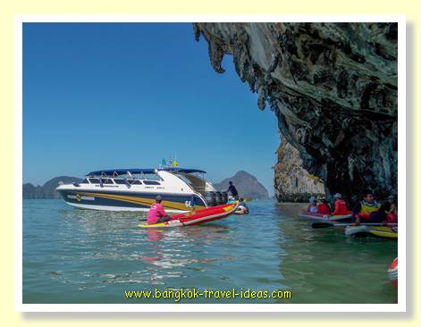 Phang Nga Bay kayaks Paddling near James Bond Island