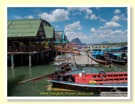 Sea Gypsy Village in Phang Nga Bay Sea Gypsy village for a lunch stop