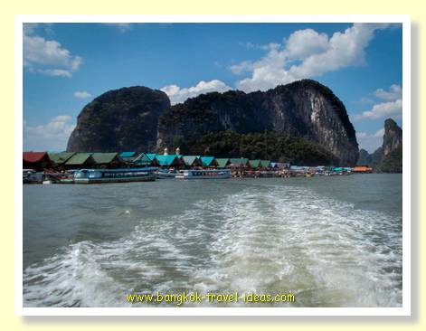 Leaving the Sea Gypsy village