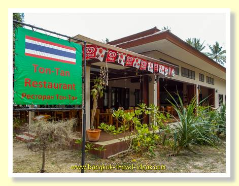Ton Tan restaurant at Mai Khao Beach