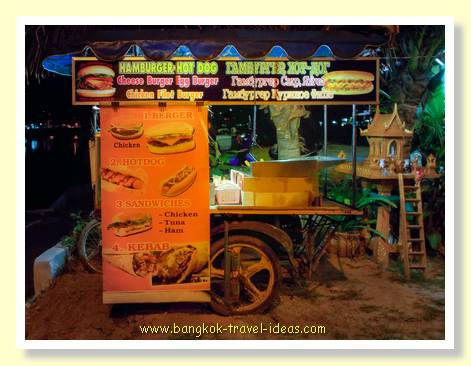 Thai food cart at Karon Beach, Phuket