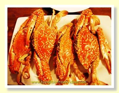 Order fresh Crab at Dusita Resort for your evening meal