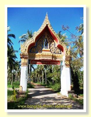 Buddhist temple on Koh Kood