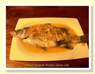 Steamed fish on Koh Kood