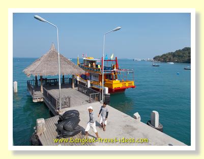 Ao Klang pier on Koh Samet