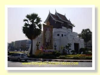 Walls of Korat with the fortress on the moat