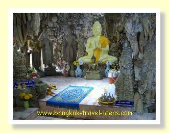 Buddha image inside the grounds of Wat Payap Buddha image inside the grounds of Wat Payap