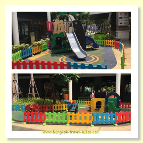 Small children love Mega Bang Na shopping mall