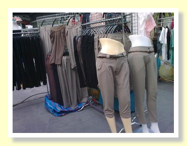 Great fashion trousers at the Paseo Shopping Mall Bangkok