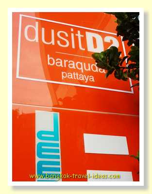 DusitD2 Pattaya hotel sign DusitD2 Pattaya hotel sign