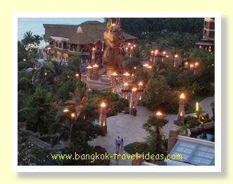 Centara Grand Mirage Beach Hotel at night