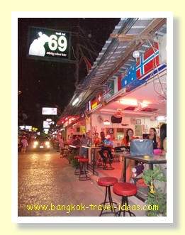 69 bar in the Pattaya beer bar complex, opposite Central Festival Pattaya beach shopping mall