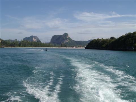 On our way to Koh Phi Phi from Ao Nang On our way to Koh Phi Phi from Ao Nang