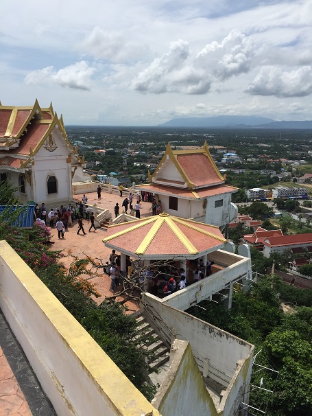 View from Wat Khao Chong Kaeo Wat Khao Chong Kaeo view