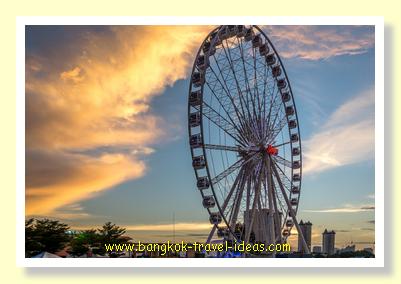 Sunset on the Asiatique Ferris wheel Sunset on the Asiatique Ferris wheel