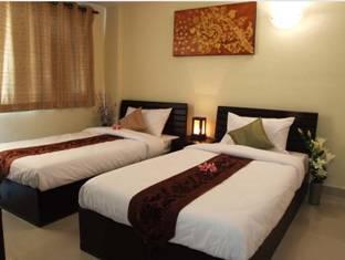 Choice of twin beds in the Regent Suvarnabhumi Hotel Choice of twin beds in the Regent Suvarnabhumi Hotel