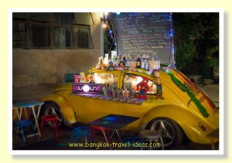 Tricked out VW to sell cocktails at the train market Tricked out VW to sell cocktails at the train market