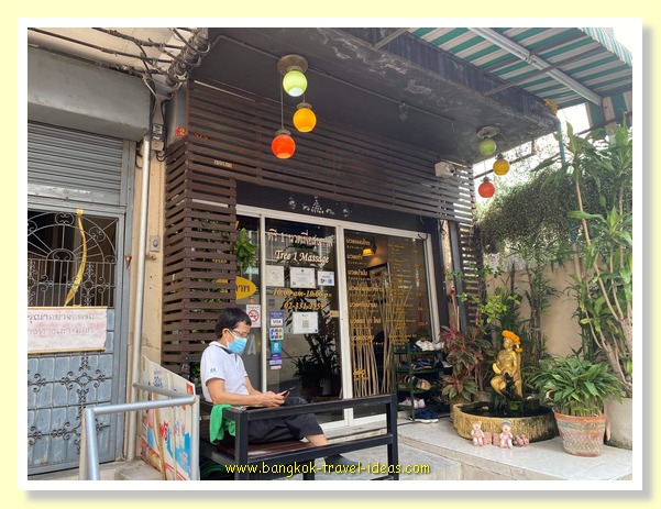 Thai massage shop in Onnut Bangkok