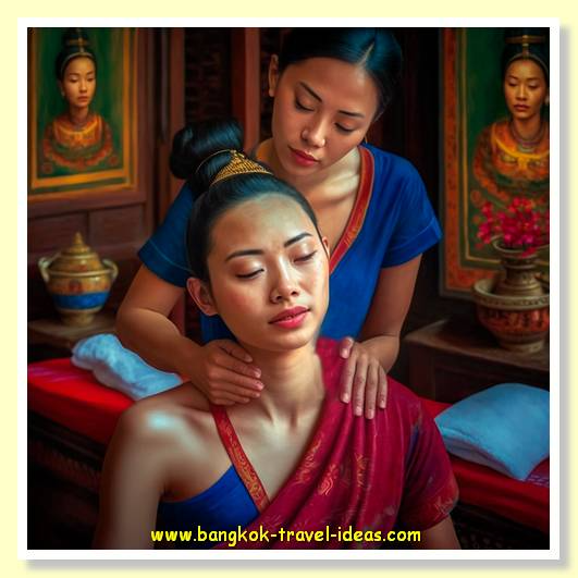 Thai massage in BKK Airport