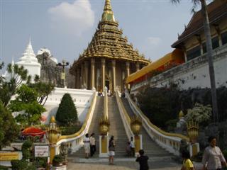 Wat Phra Phutthabat grand staircase Wat Phra Phutthabat grand staircase